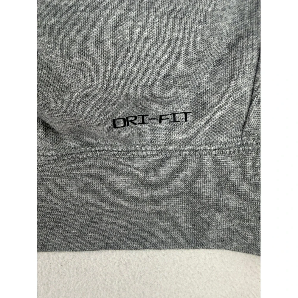 Jordan Dri-FIT Sport Hoodie Mens‎ Large Grey DQ7327-091 Pullover Jumpman Logo